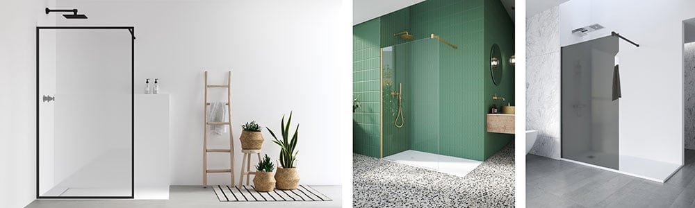 Duchas walk-in: minimalismo en el baño